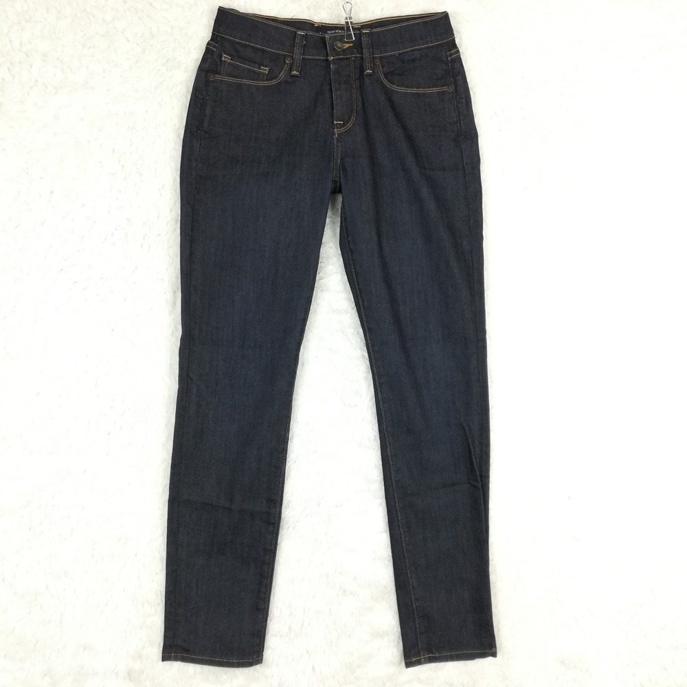 Lucky‎ Brand Womens Jeans Sofia Skinny Ankle Blue Denim Dark Wash Mid Rise 6